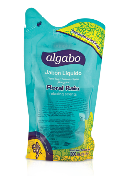 Repuesto jabón líquido x 300ml Floral rain