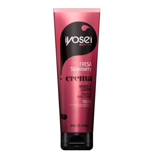 Crema para manos y cuerpo Fresa x 240grs