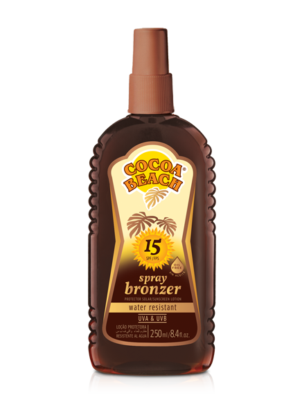 Loción Bronzer en spray FPS 15 x 250ml