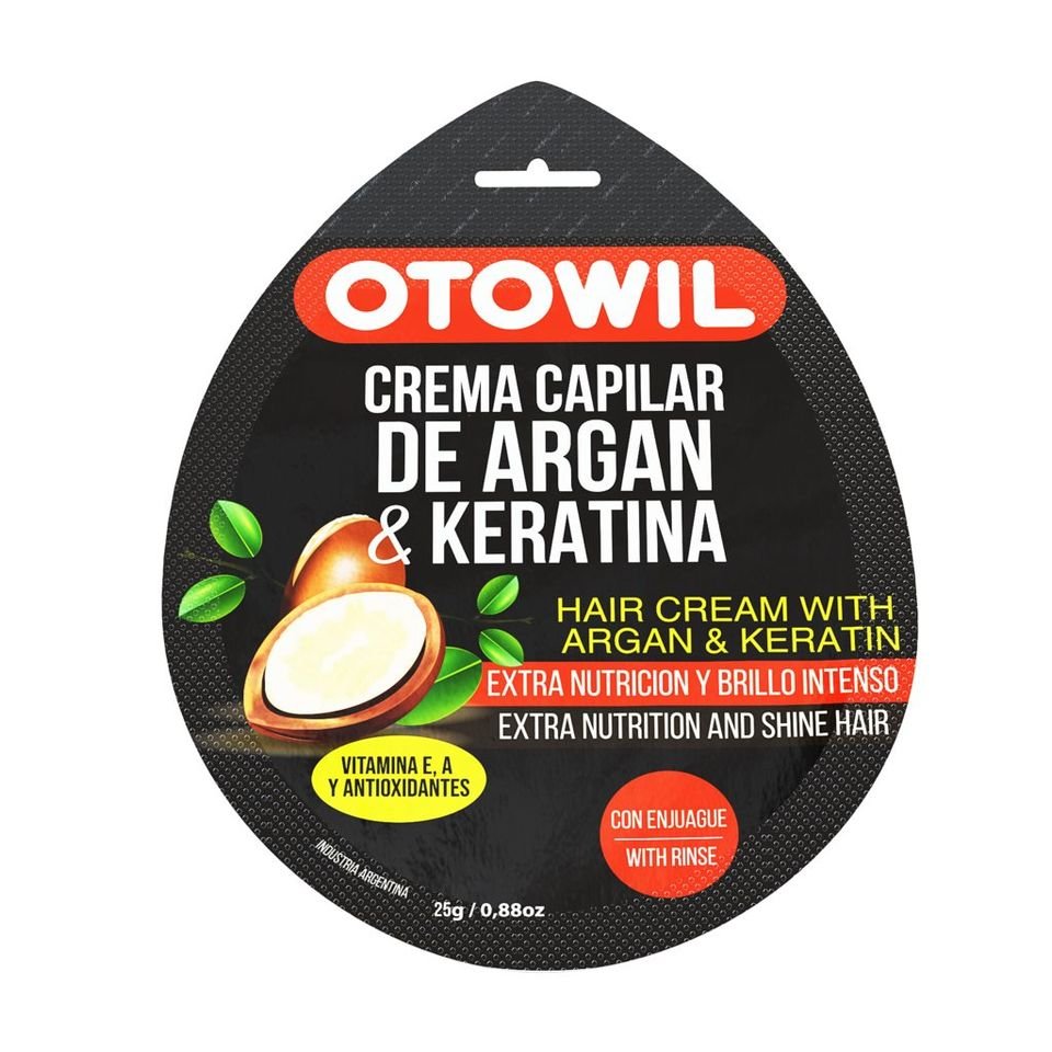 Crema capilar de argan y keratina
