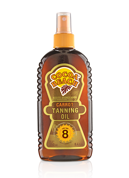 Aceite bronceador FPS 8 Carrot x 250ml