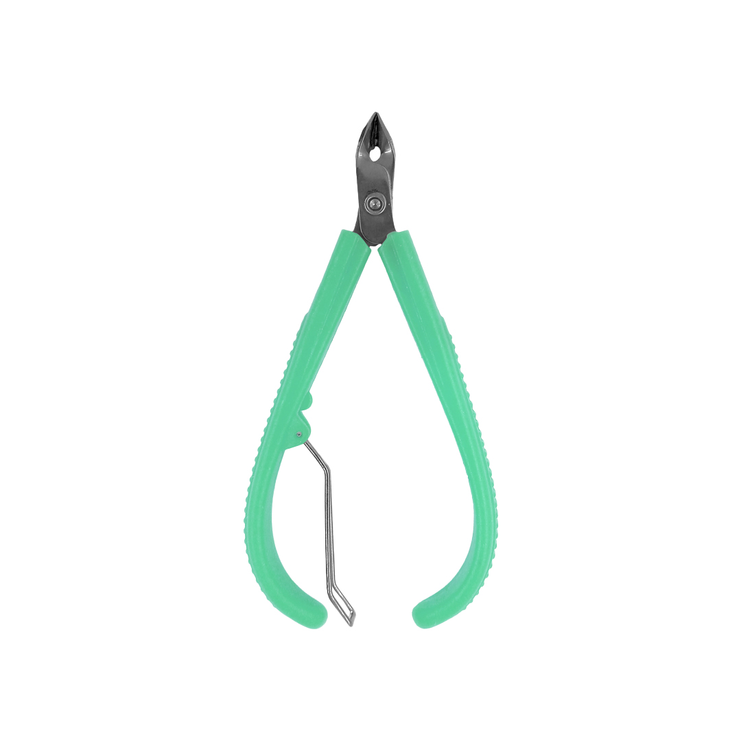 Alicate para Cutículas mango rosa/verde M524