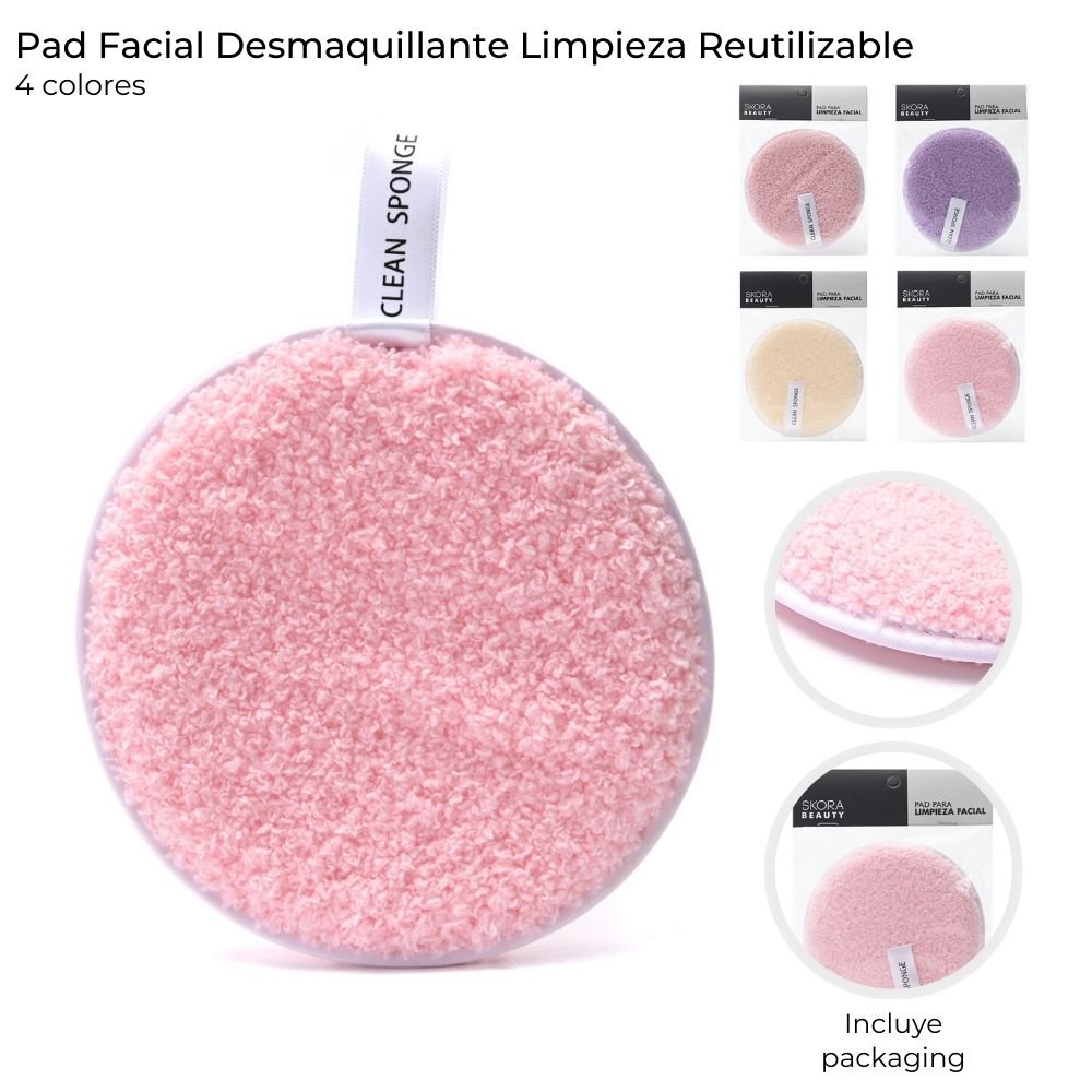 Pad de Limpieza Facial Reutilizable Grande