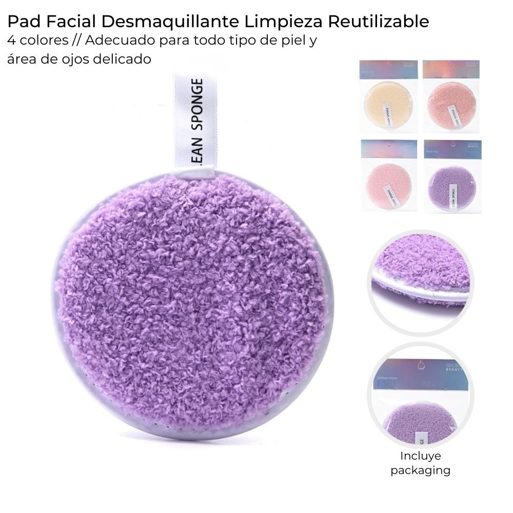 Pad de Limpieza Facial Reutilizable Mediano