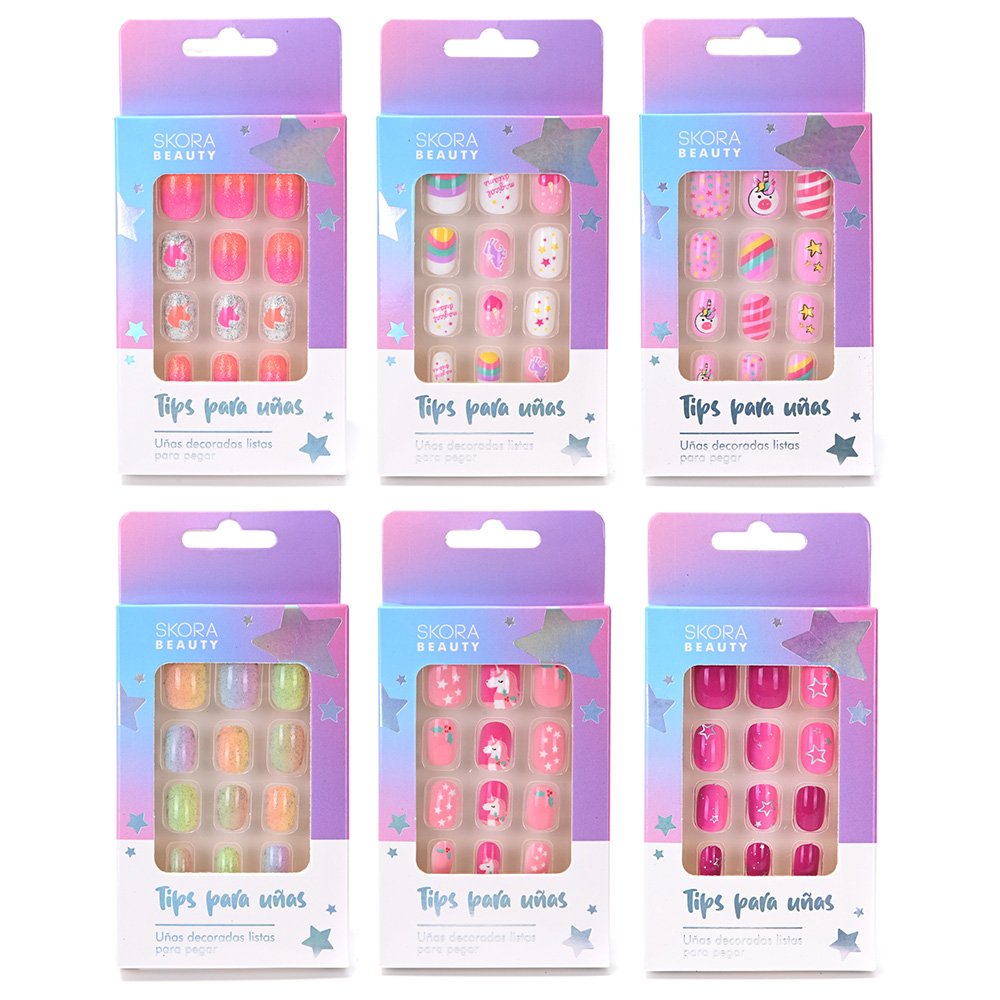 Set de Uñas Postizas para Niñas Press art 39002