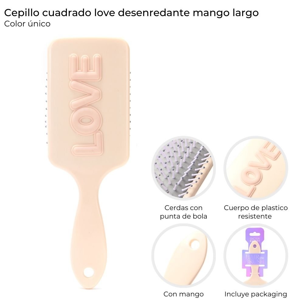 Cepillo Paleta Love art 39037