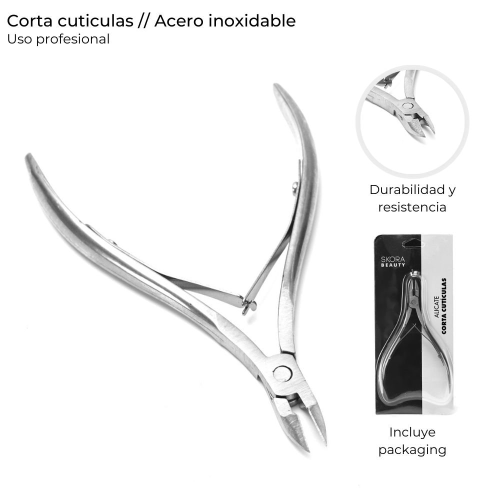 Alicate Cortacuticulas Acero Inoxidable 38985