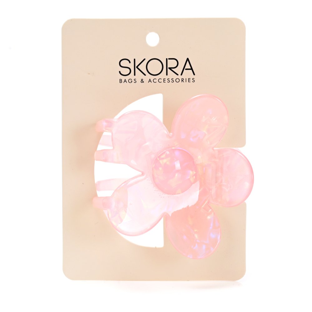 Broche Flor Nacar x 6 cm art 41395