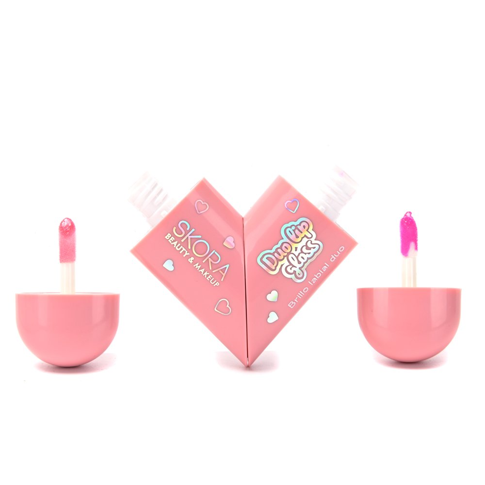 Brillo labial con aplicador Duo Corazon 41756